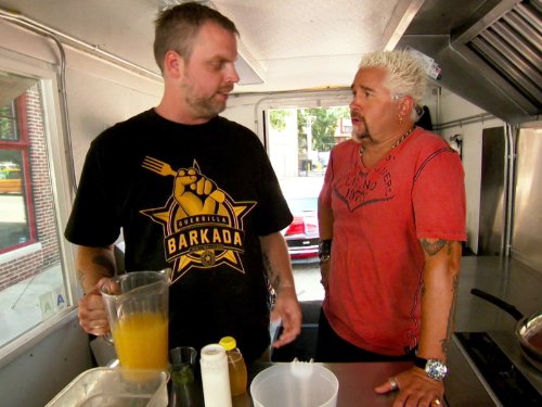 Still of Guy Fieri in Diners, Drive-ins and Dives (2006)