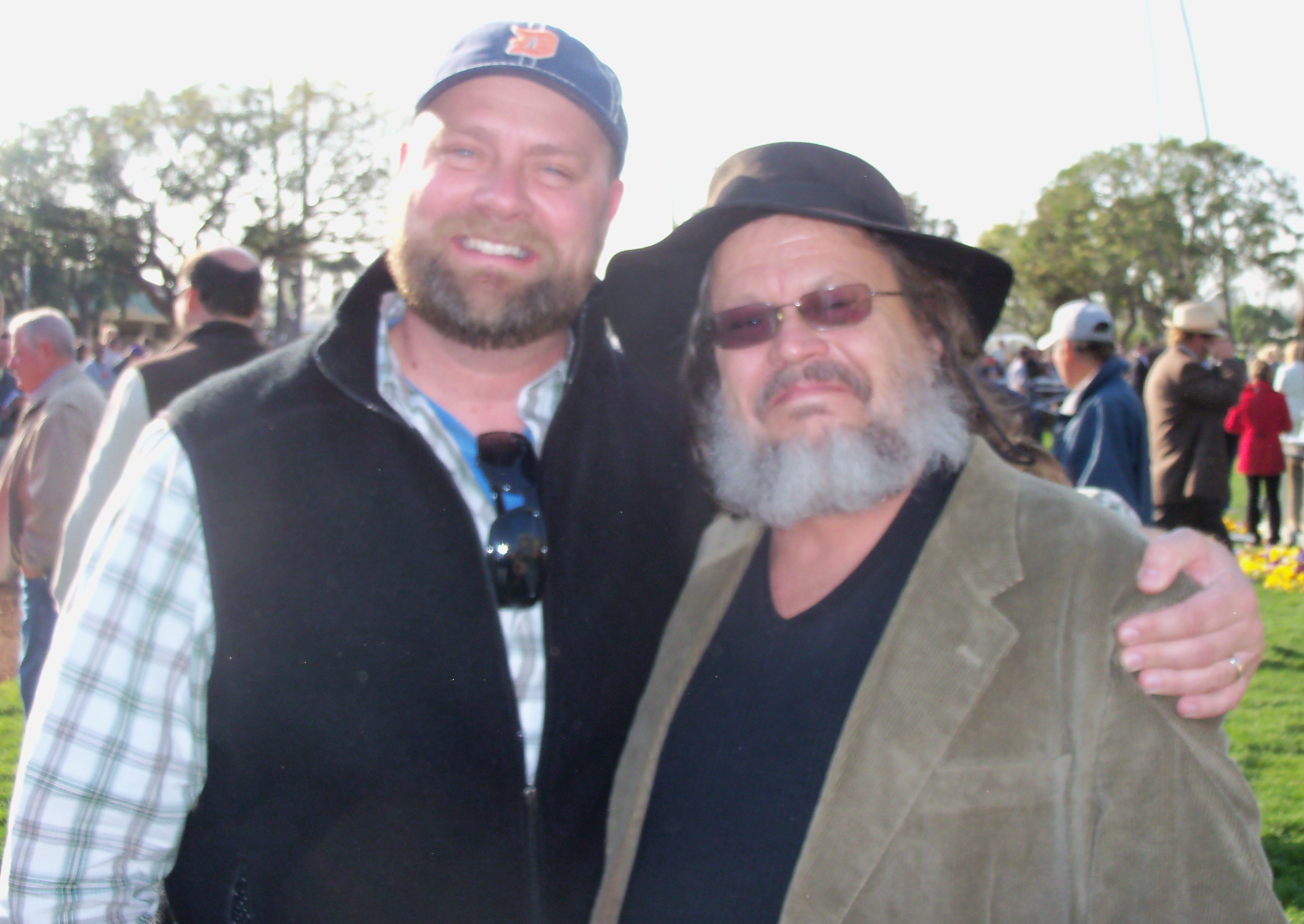 DOUG O'NEILL (trainer of I'LL HAVE ANOTHER, winner of the 2012 Kentucky Derby & Preakness) and actor DELL YOUNT - 
