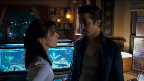 Still of Freddy Rodríguez and Eva Longoria in Harsh Times (2005)