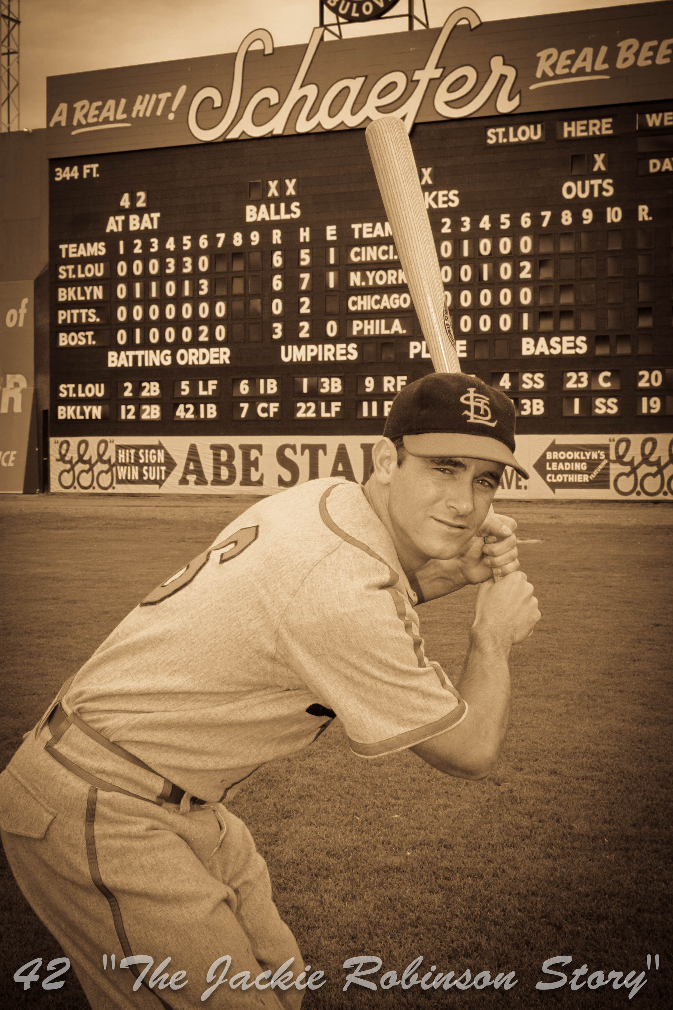 David Stanbra as Stan Musial in 