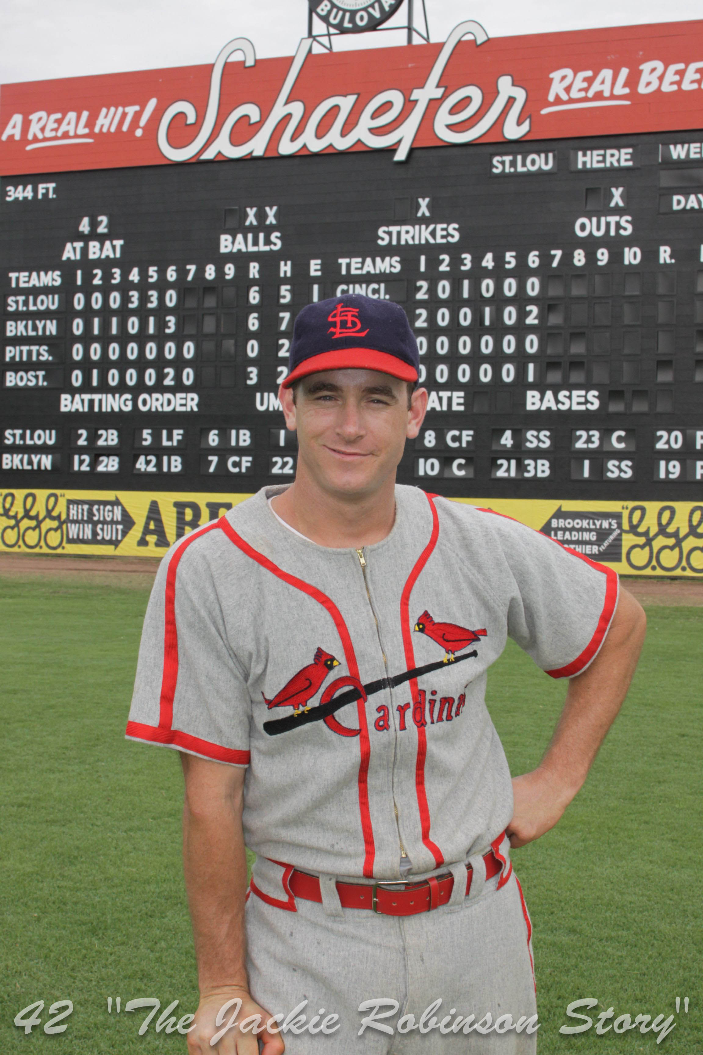 David Stanbra as Stan Musial in 