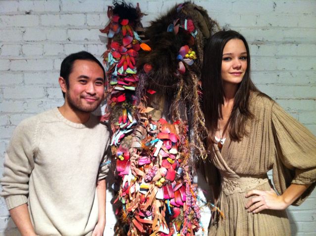 Mary Elise Hayden with Director Andrew Huang, 