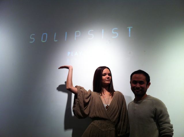 Mary Elise Hayden with Director Andrew Huang