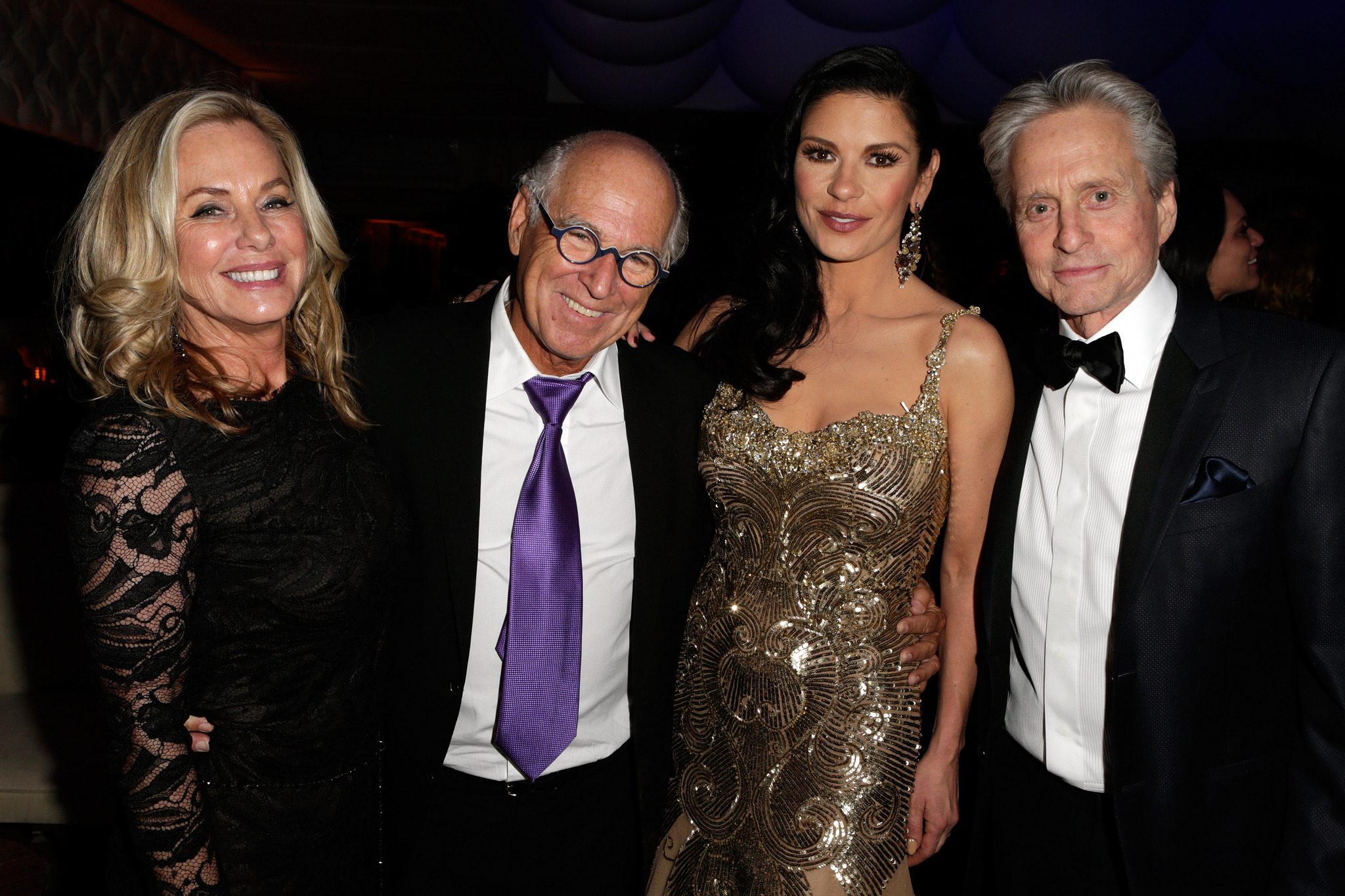 Michael Douglas, Catherine Zeta-Jones and Jimmy Buffett