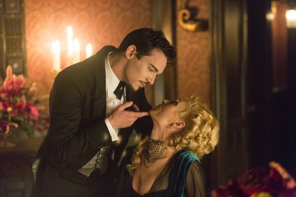 Still of Jonathan Rhys Meyers and Victoria Smurfit in Dracula (2013)