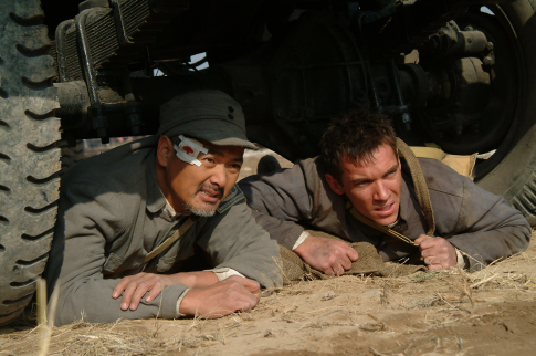 Still of Yun-Fat Chow and Jonathan Rhys Meyers in The Children of Huang Shi (2008)