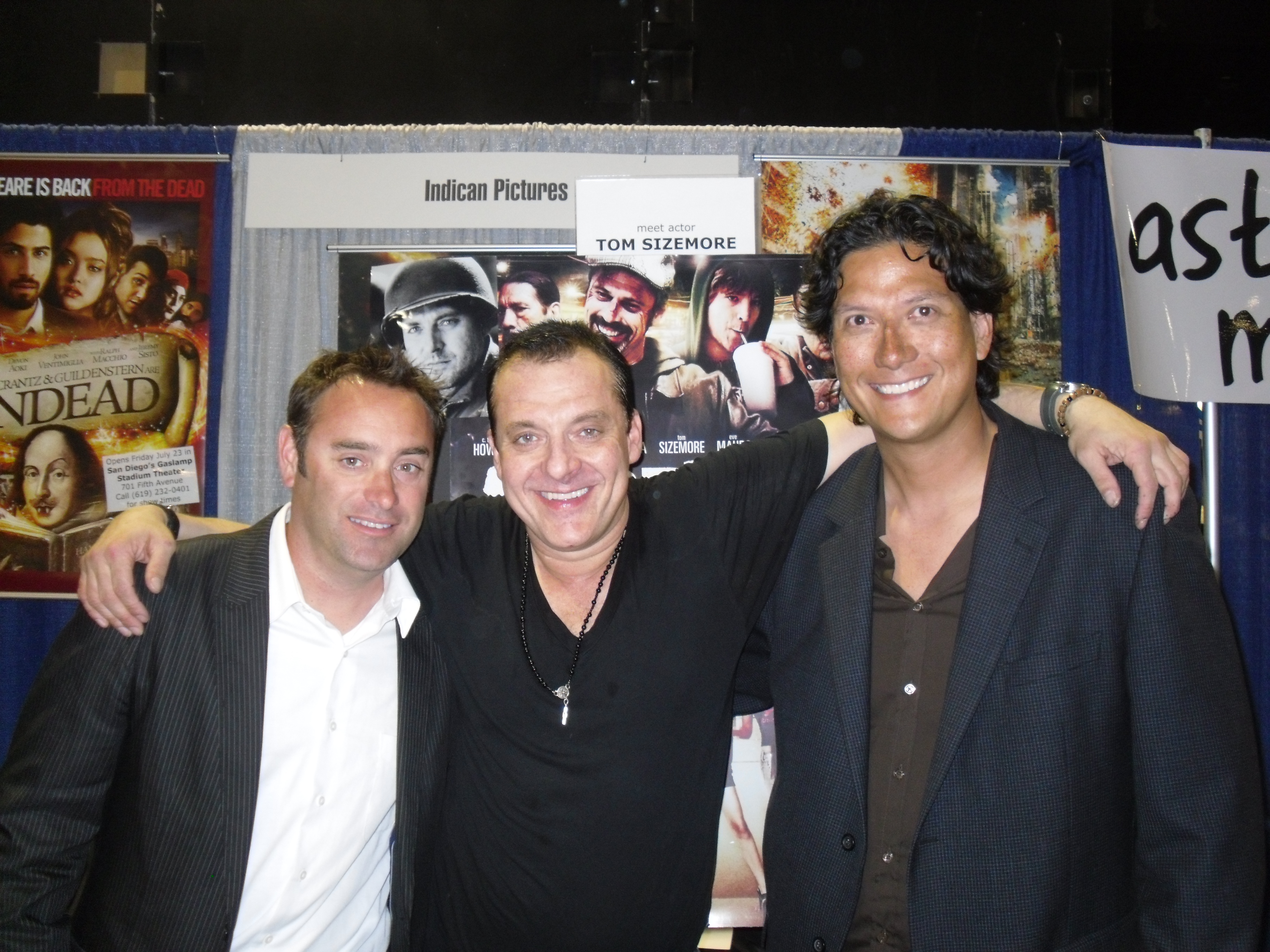 ryan johnson, robert enriquez and tom sizemore