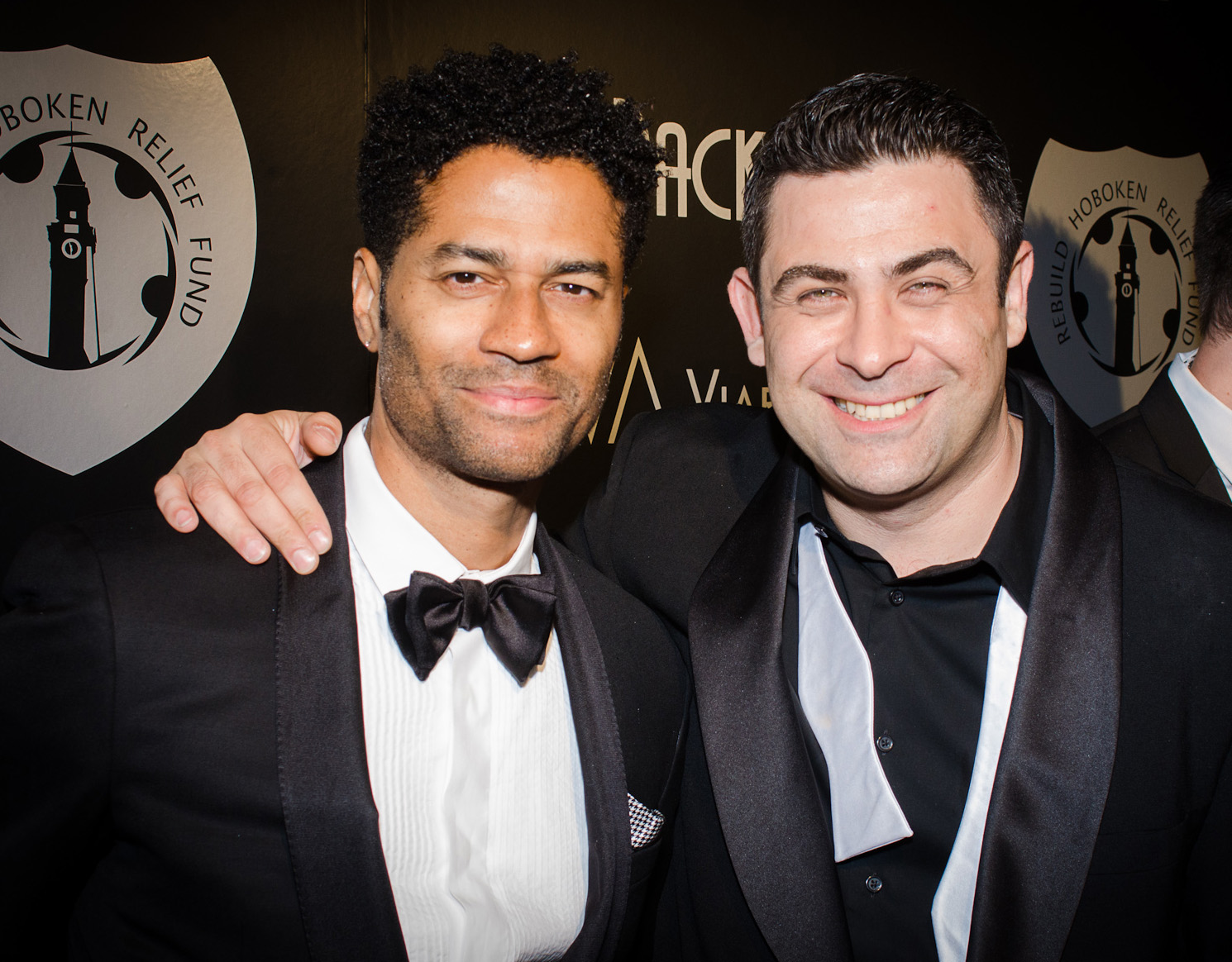 Phil VIardo with Eric Benet at the arrivals of the 7th Annual Rat Pack Ball, benefiting Rebuild Hoboken Relief Fund, presented by Viardo Artists