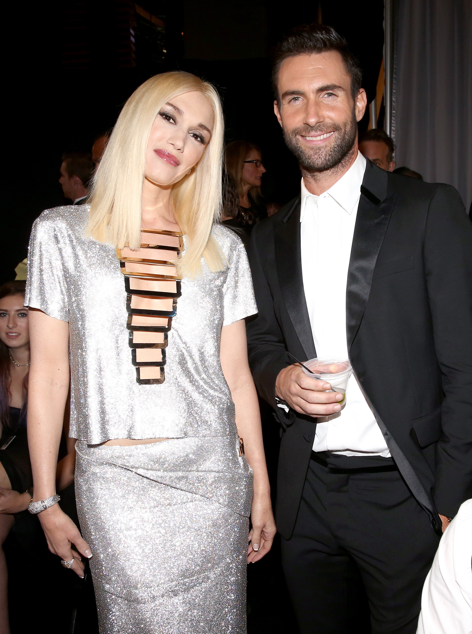 Gwen Stefani and Adam Levine at event of The 66th Primetime Emmy Awards (2014)