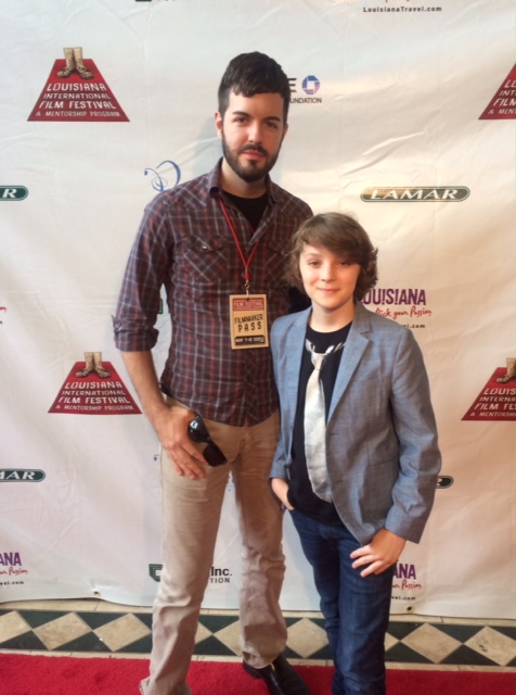 Attending the Louisiana International Film Festival with the director of True Heroes, Chris Ganucheau