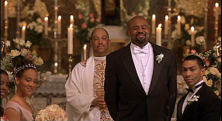 Chi McBride and Darrell Foster in the movie Disney's The Kid