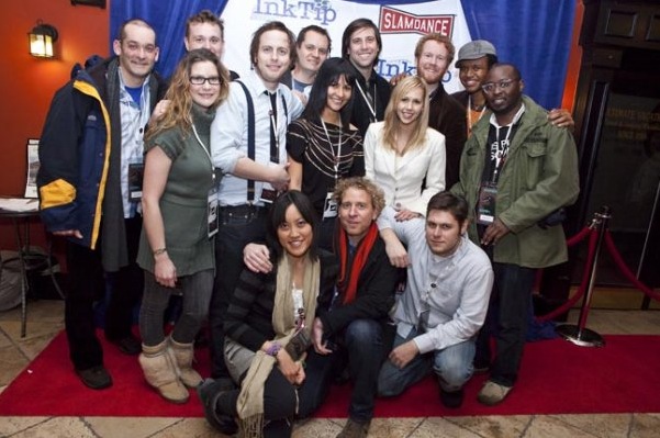 The 2010 Slamdance Film Festival. The cast and crew of THE SCENESTERS.