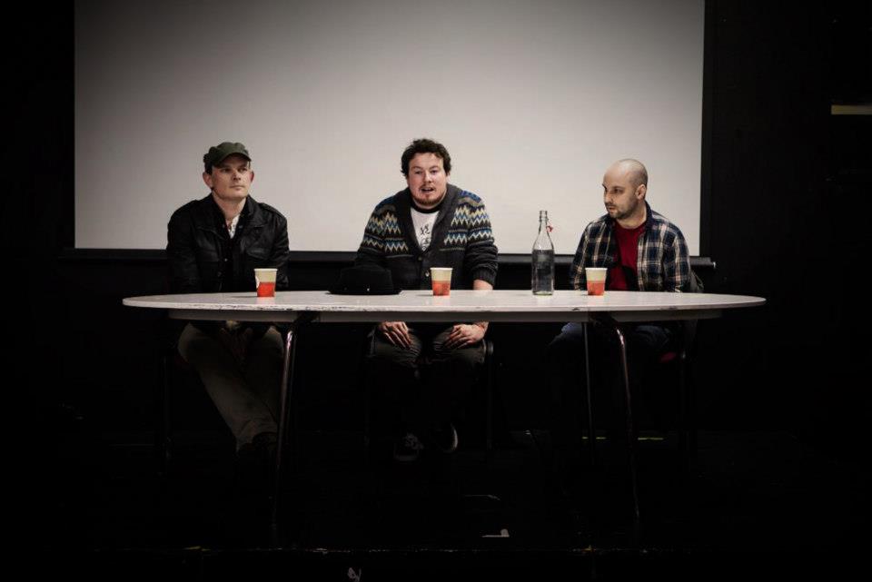 Noel Donnellon (left) on Animation Worshop panel Jameson Dublin International Film Festival 2013