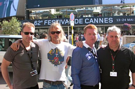 Markus Blunder, Gisli Gislason & Michael Mandelson at Cannes