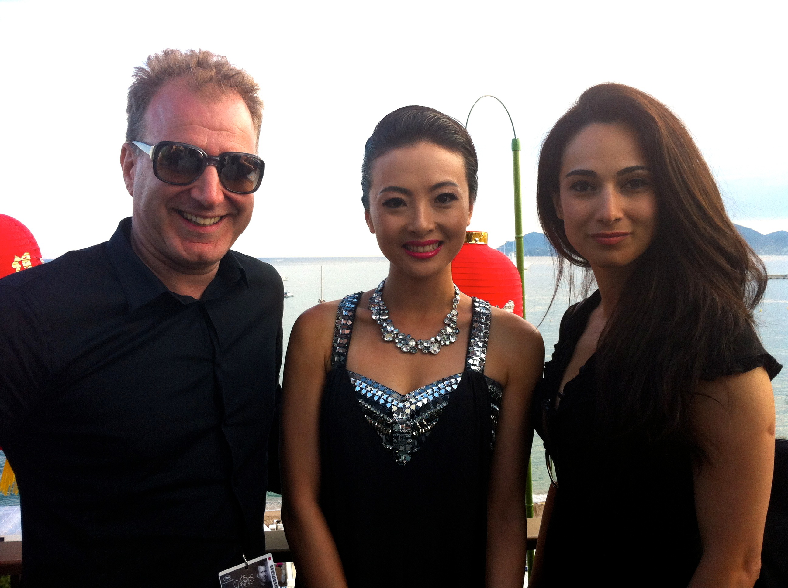 At Cannes 2012 - with Cecilia Cheung and Asli Bayram