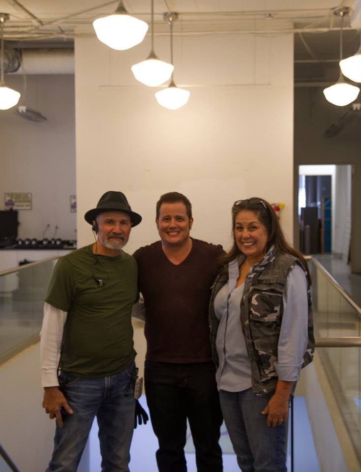 On the set of Dirty as Associate Producer with Chaz Bono and studio co-owner Marguerite Lliteras