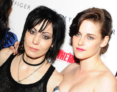 Joan Jett and Kristen Stewart at event of The Runaways (2010)