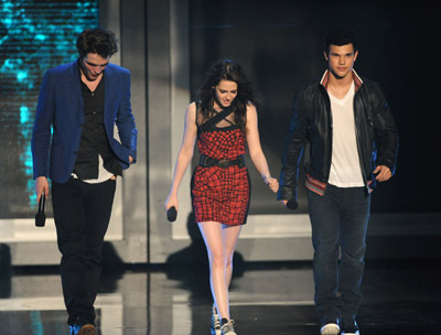 Kristen Stewart, Taylor Lautner and Robert Pattinson