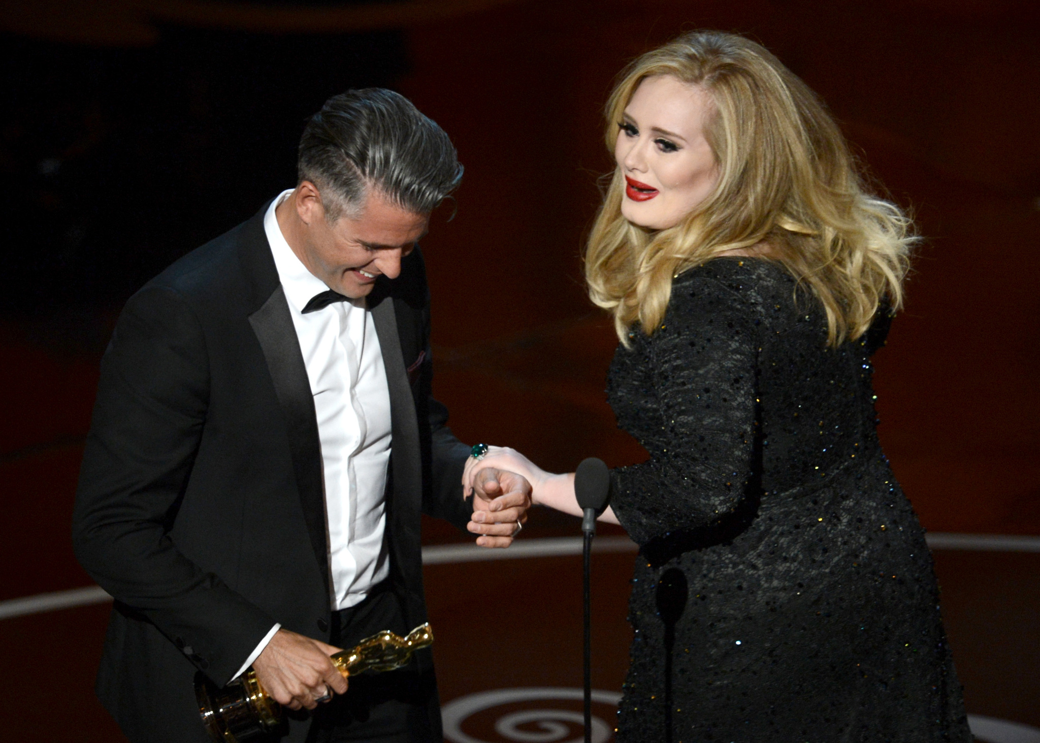 Paul Epworth and Adele at event of The Oscars (2013)