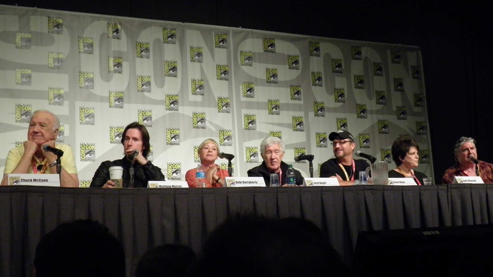 Matthew Mercer on the Voices in Animation panel. San Diego Comic-con 2012