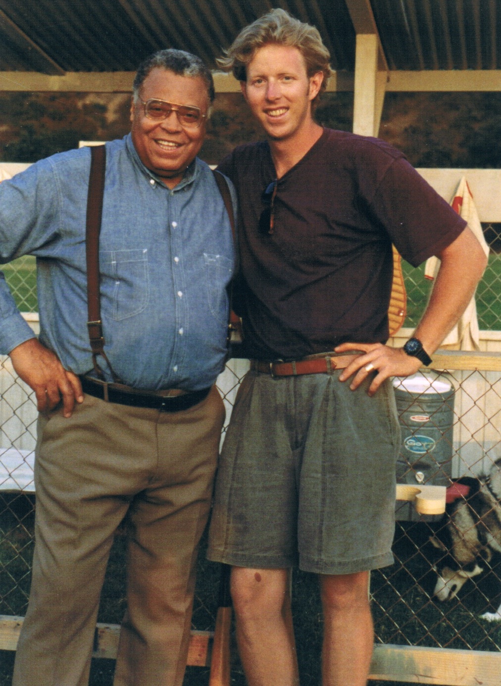 Patrick A. Stewart with James Earl Jones