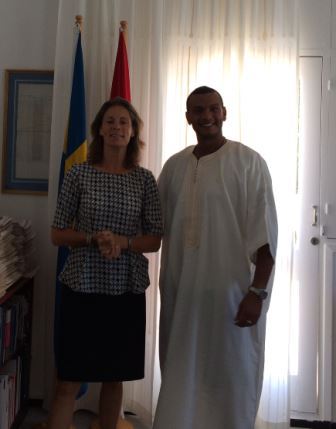 Swedish Ambassadeur Anna Hammargren in Rabat Morocco