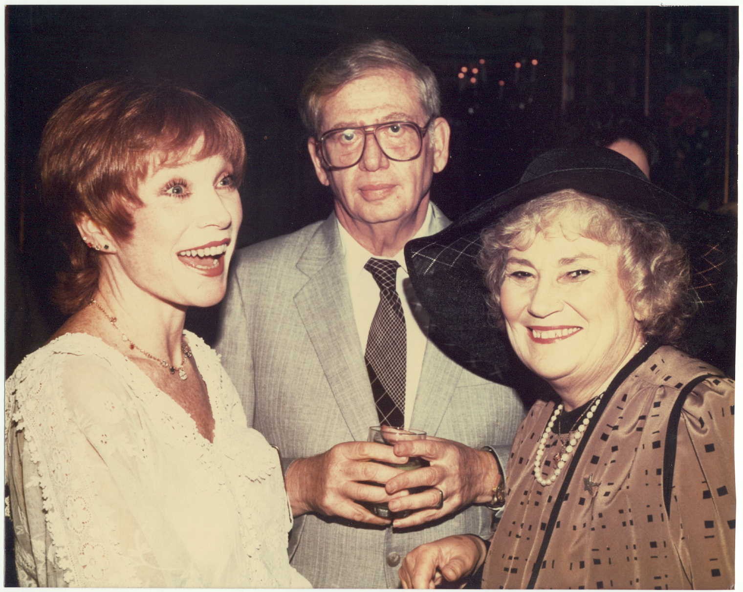 Shirley MacLaine with Bill Nuchow (Bob Nuchow's father), Bella Abzug on George McGovern presidential campaign trail