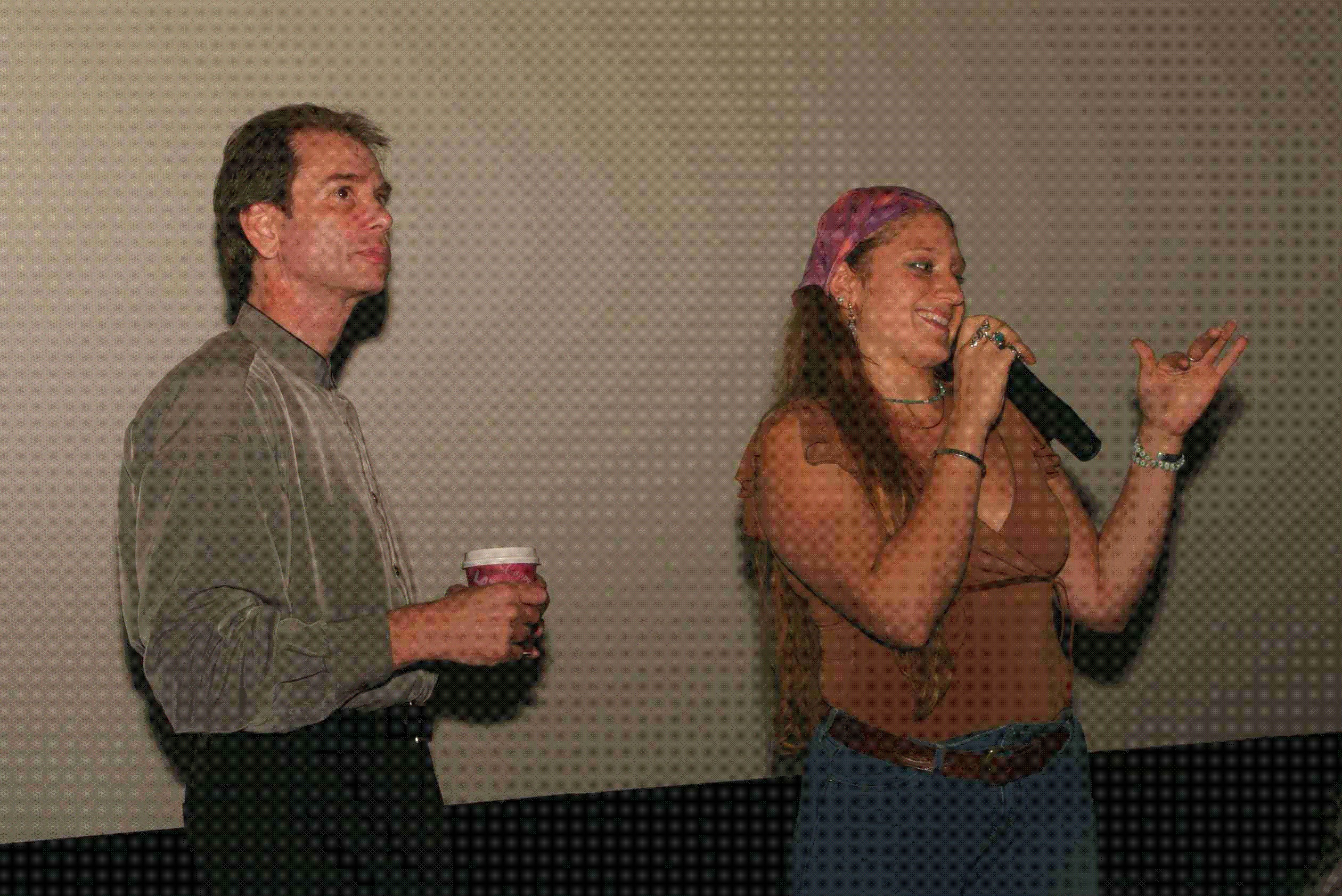 Bob Nuchow with Marisa Vural before Conversations screening/Q&A at Hollywood's ArcLight Theatre