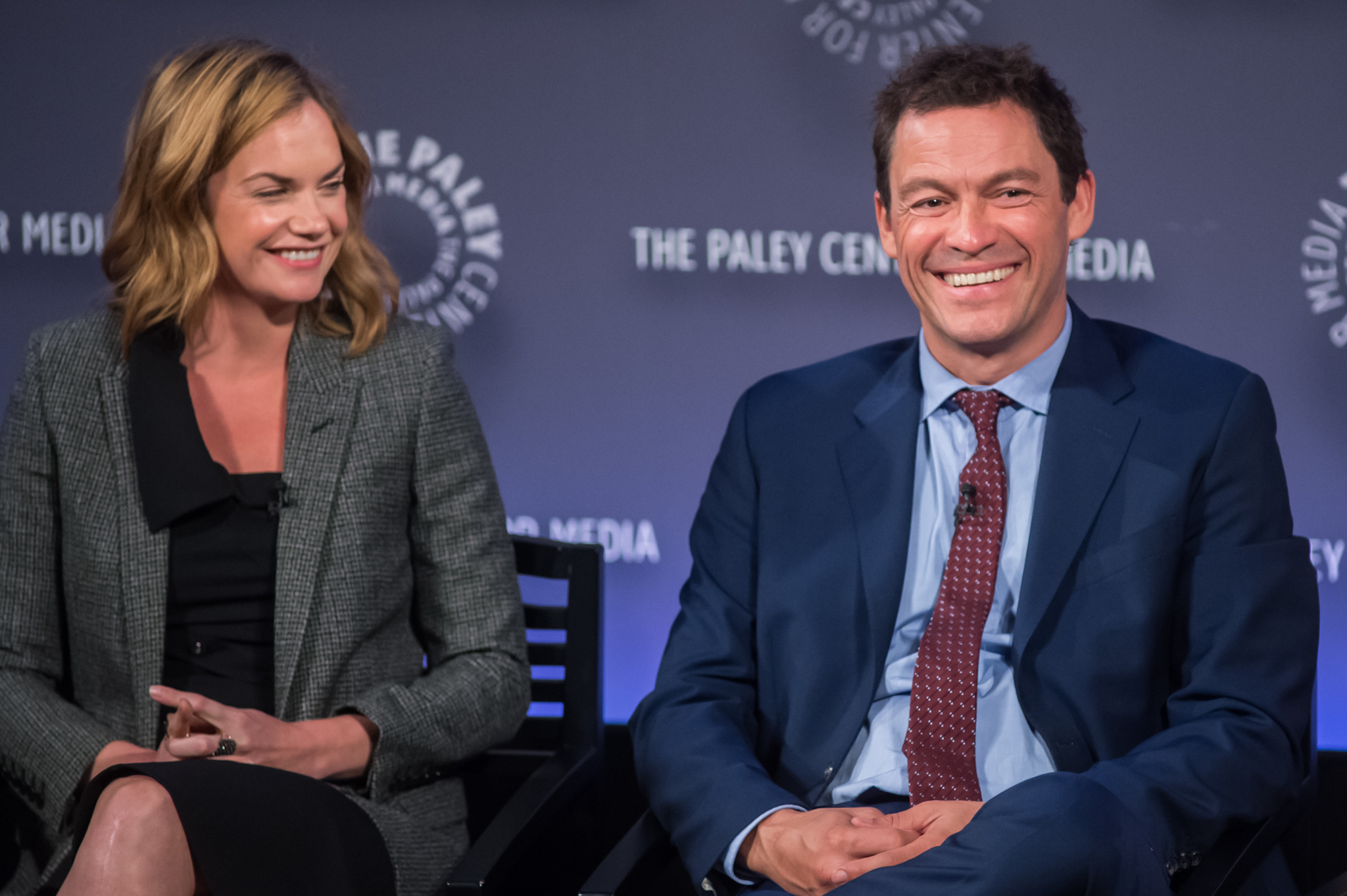 Dominic West and Ruth Wilson