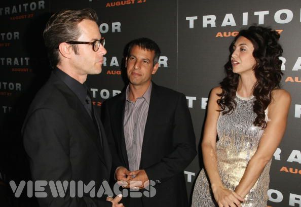Guy Pearce, Jeffrey Nachmanoff, and Mozhan Marno at event for Traitor