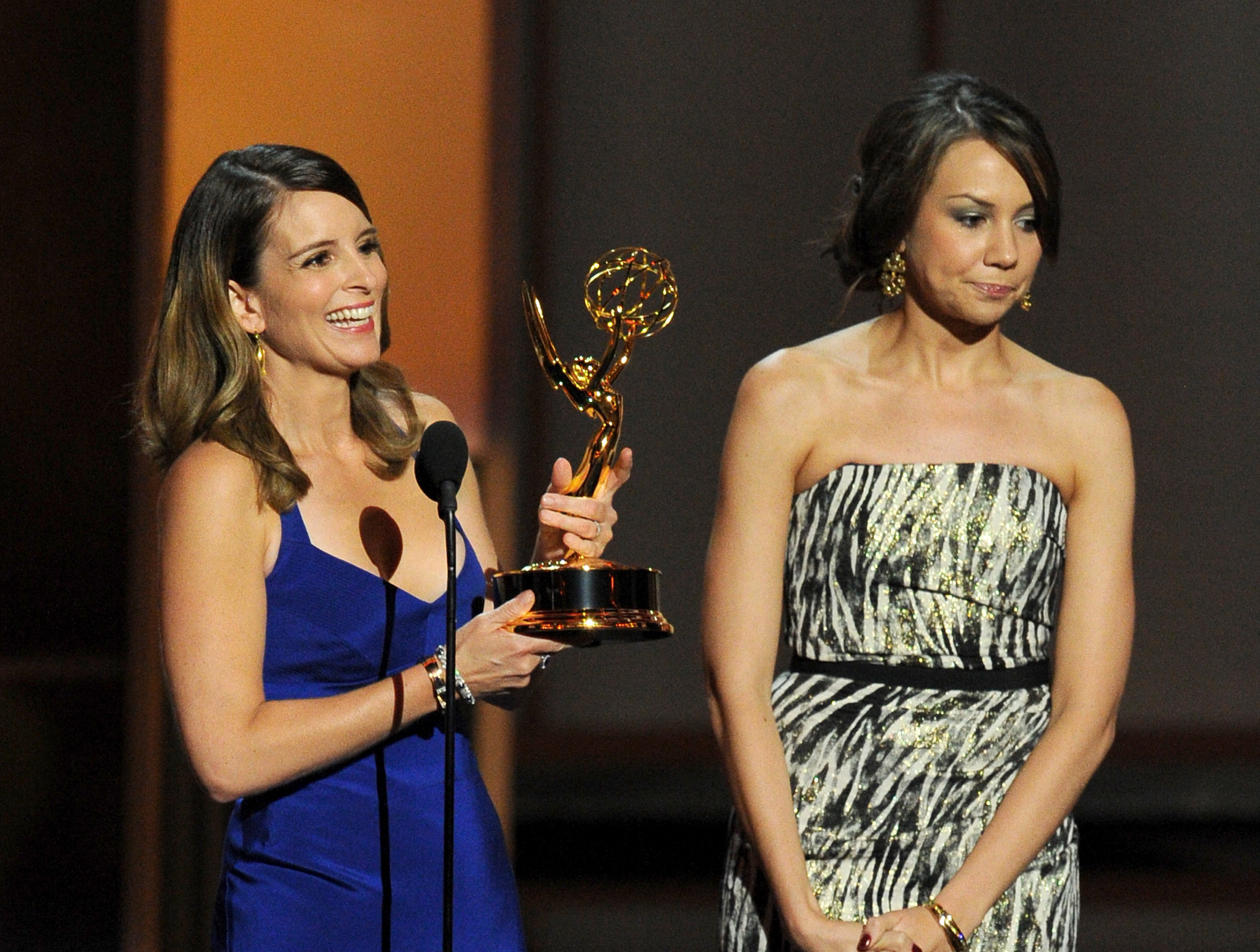 Tina Fey and Tracey Wigfield at event of The 65th Primetime Emmy Awards (2013)