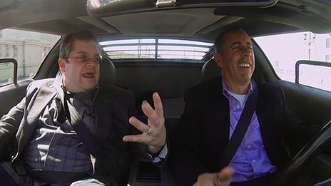 Still of Jerry Seinfeld and Patton Oswalt in Comedians in Cars Getting Coffee (2012)