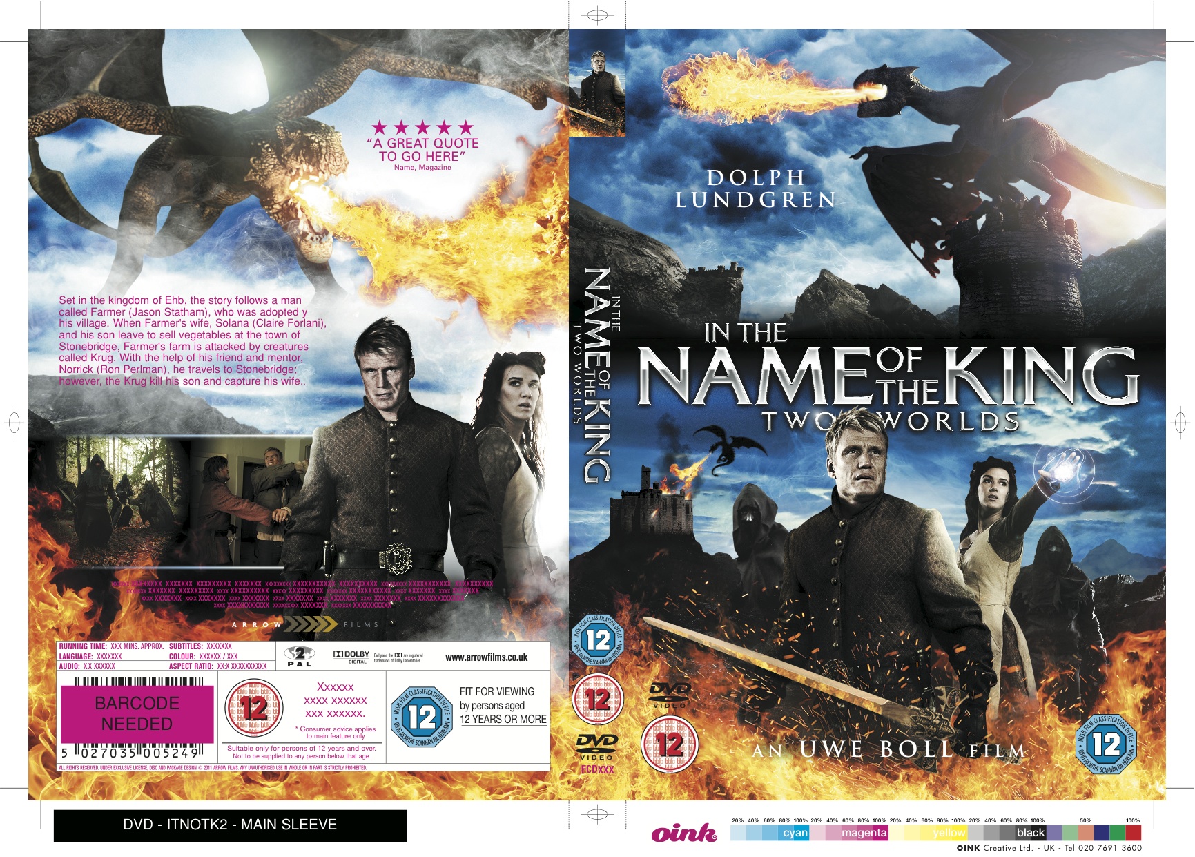 In The Name of The King 2 Director Uwe Boll UK Cover