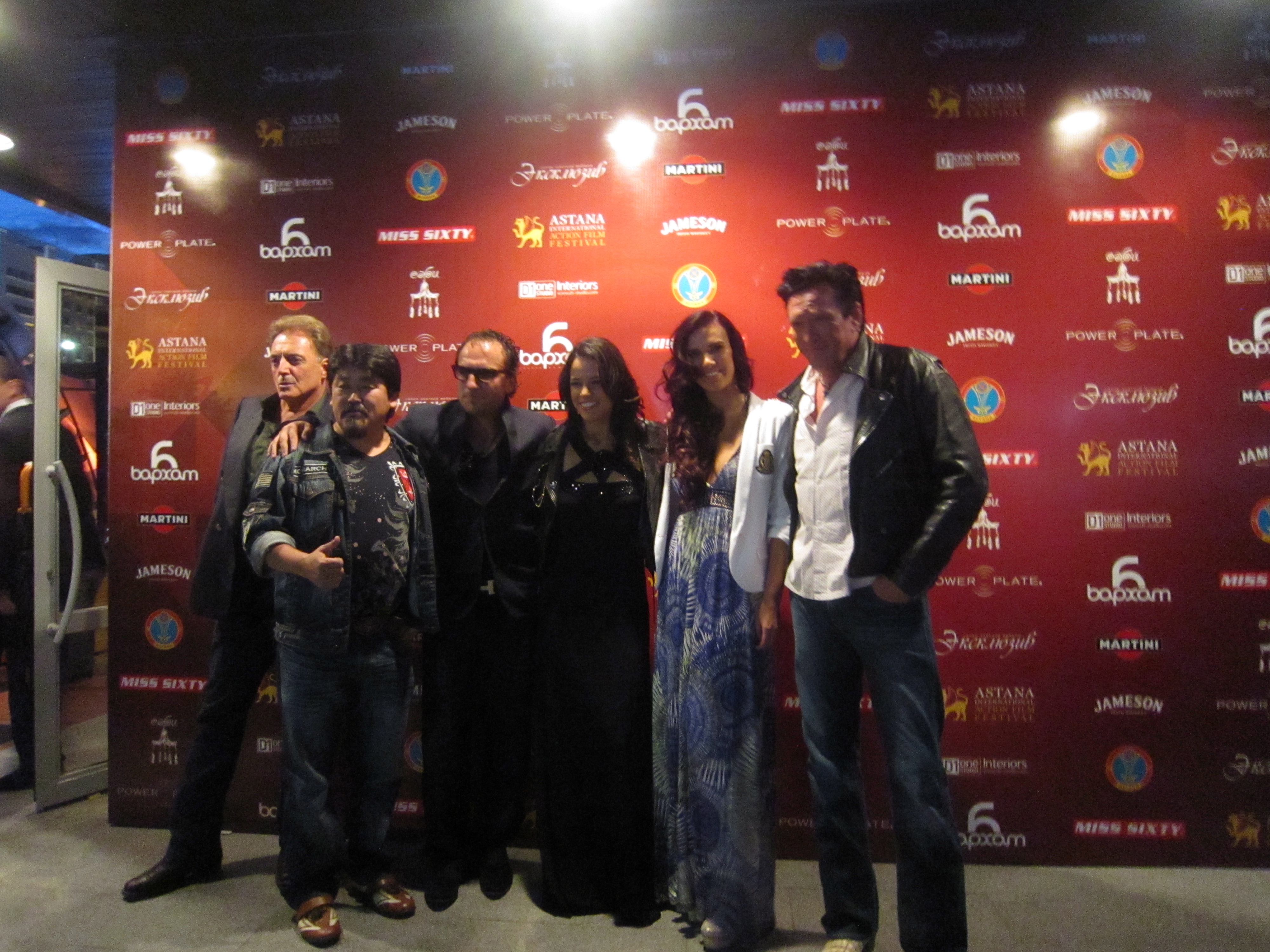 Armand Assante, Michelle Rodriguez, Michael Madsen, Natalie Burn at the Astana Action Film Festival