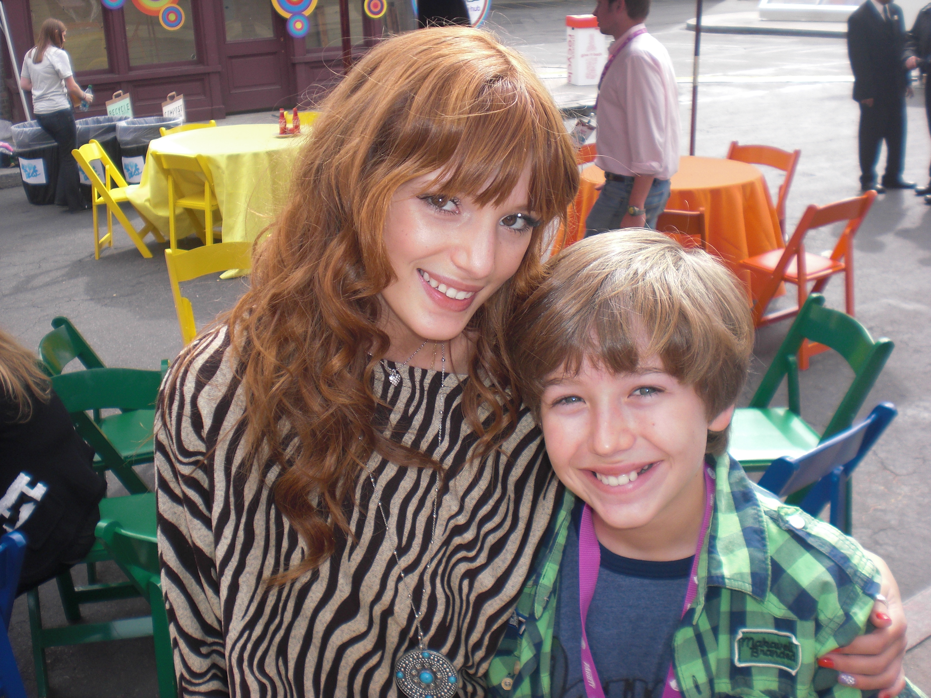 Garrett with Bella Thorne