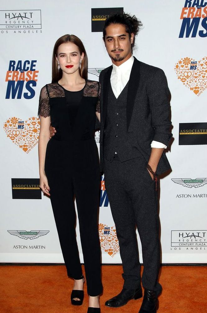 Avan Jogia,Zoey Deutch at the 21st Annual Race To Erase MS