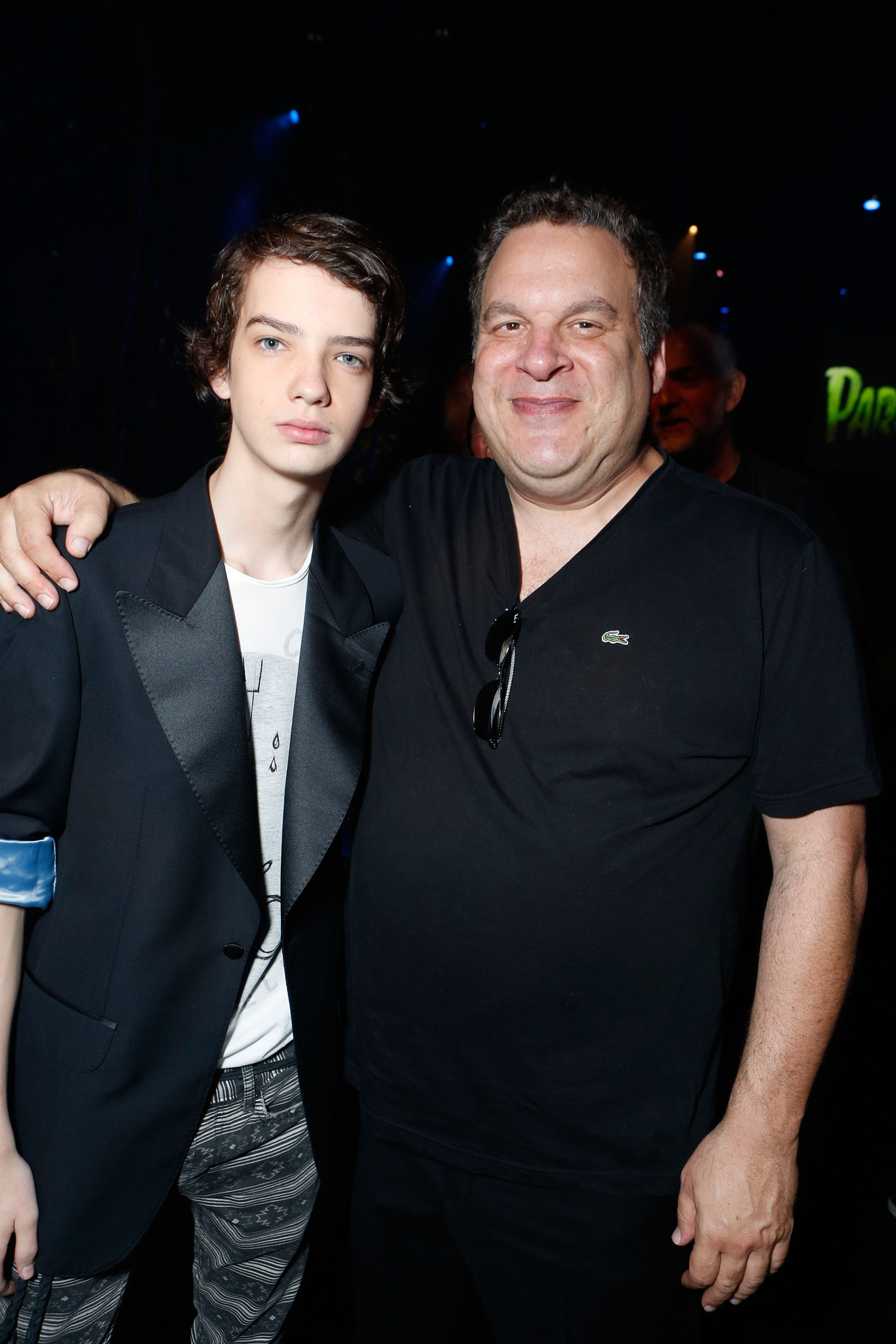 Jeff Garlin and Kodi Smit-McPhee at event of Paranormanas (2012)