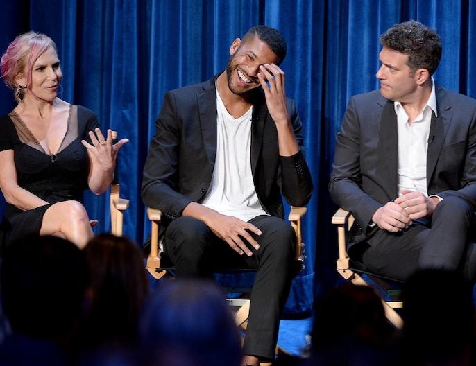 Jeffrey Bowyer-Chapman, Marti Noxon and Craig Bierko attend event of UnREAL at The Paley Center For Media in Beverly Hills