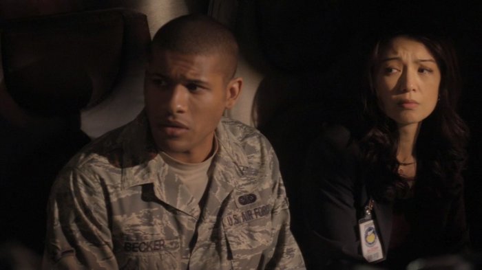 Jeffrey Bowyer-Chapman & Ming-Na SGU: Stargate Universe