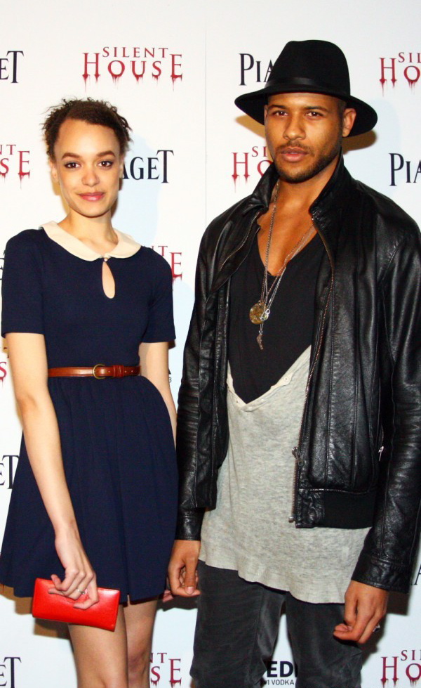 Jeffrey Bowyer-Chapman and Britne Oldford at the New York premiere of 