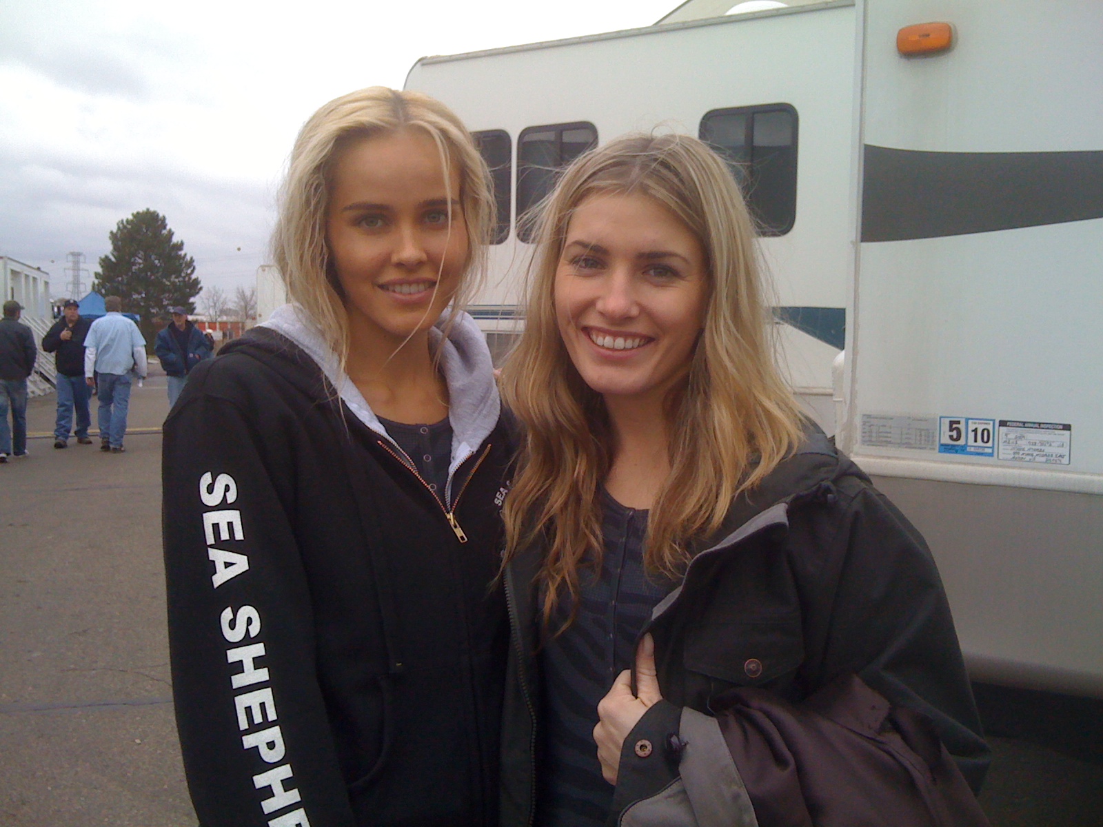 Isabel Lucas and Cassidy Hice