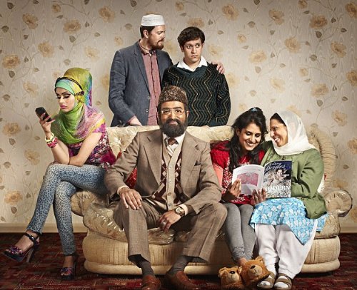 Shobu Kapoor, Kris Marshall, Adil Ray, Maya Sondhi, Bhavna Limbachia and Abdullah Afzal in Citizen Khan (2012)