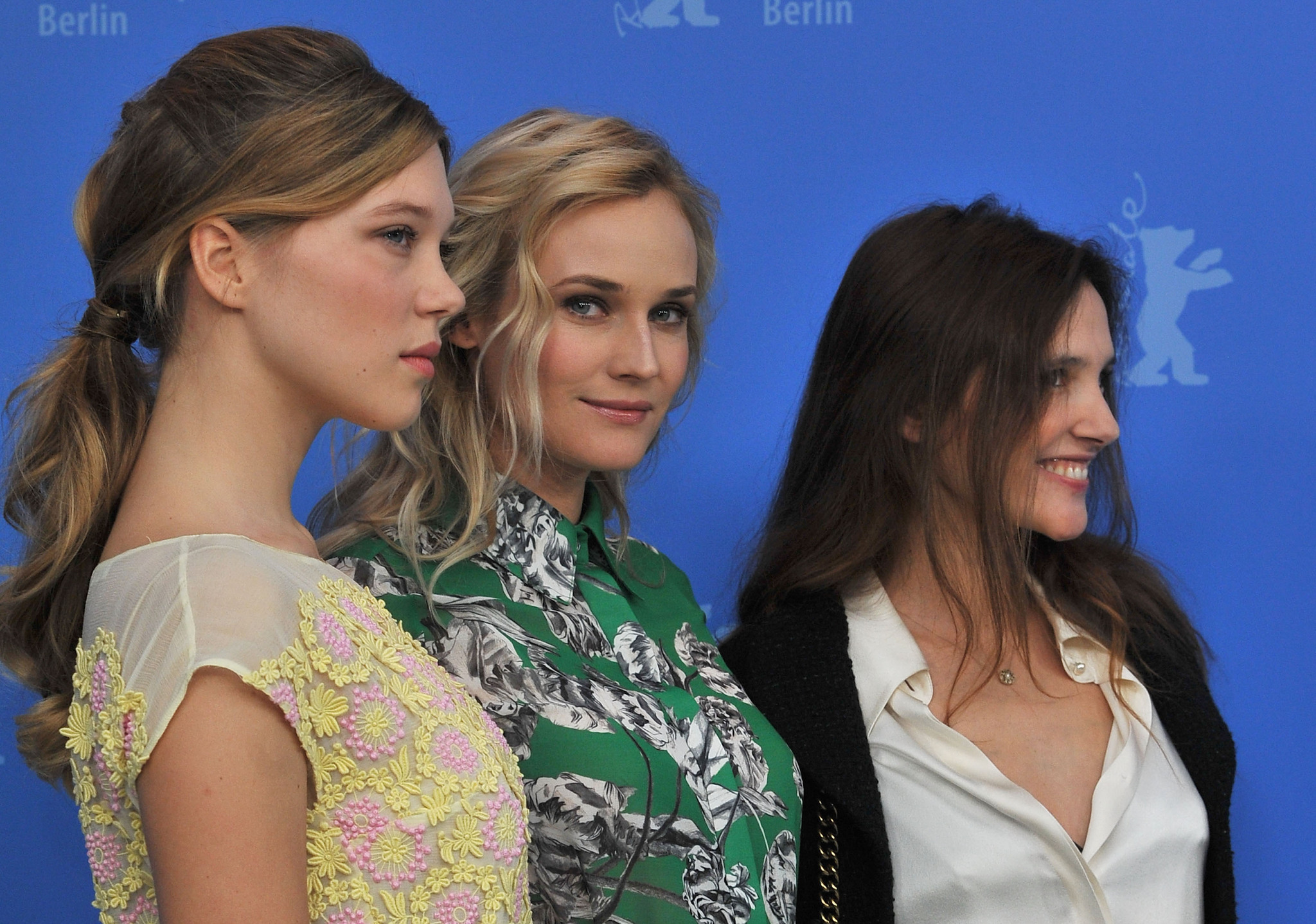 Virginie Ledoyen, Diane Kruger and Léa Seydoux