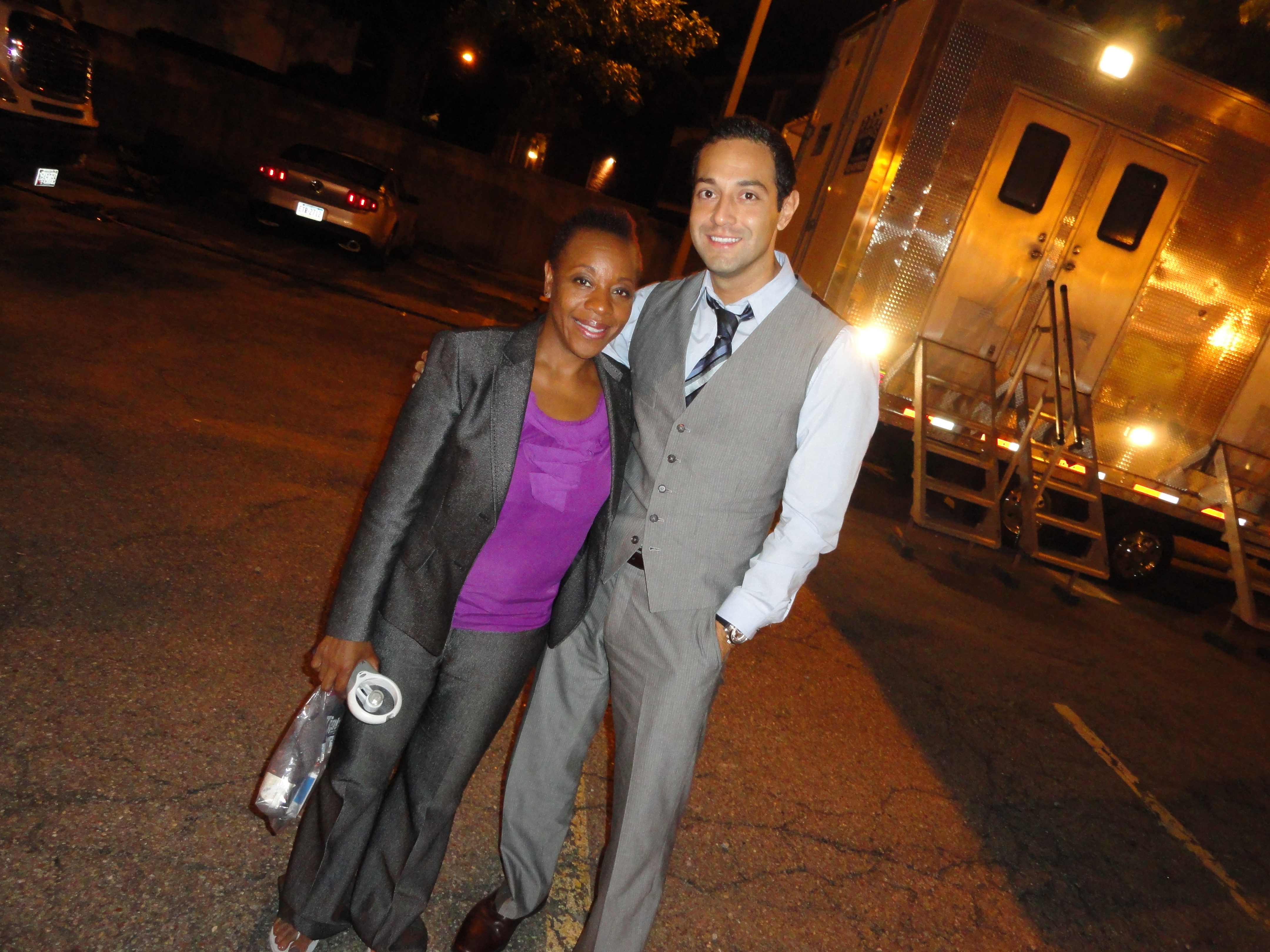 Wrapped on the set of Won't Back Down after a week of working with the delightful and talented Marianne Jean-Baptiste!