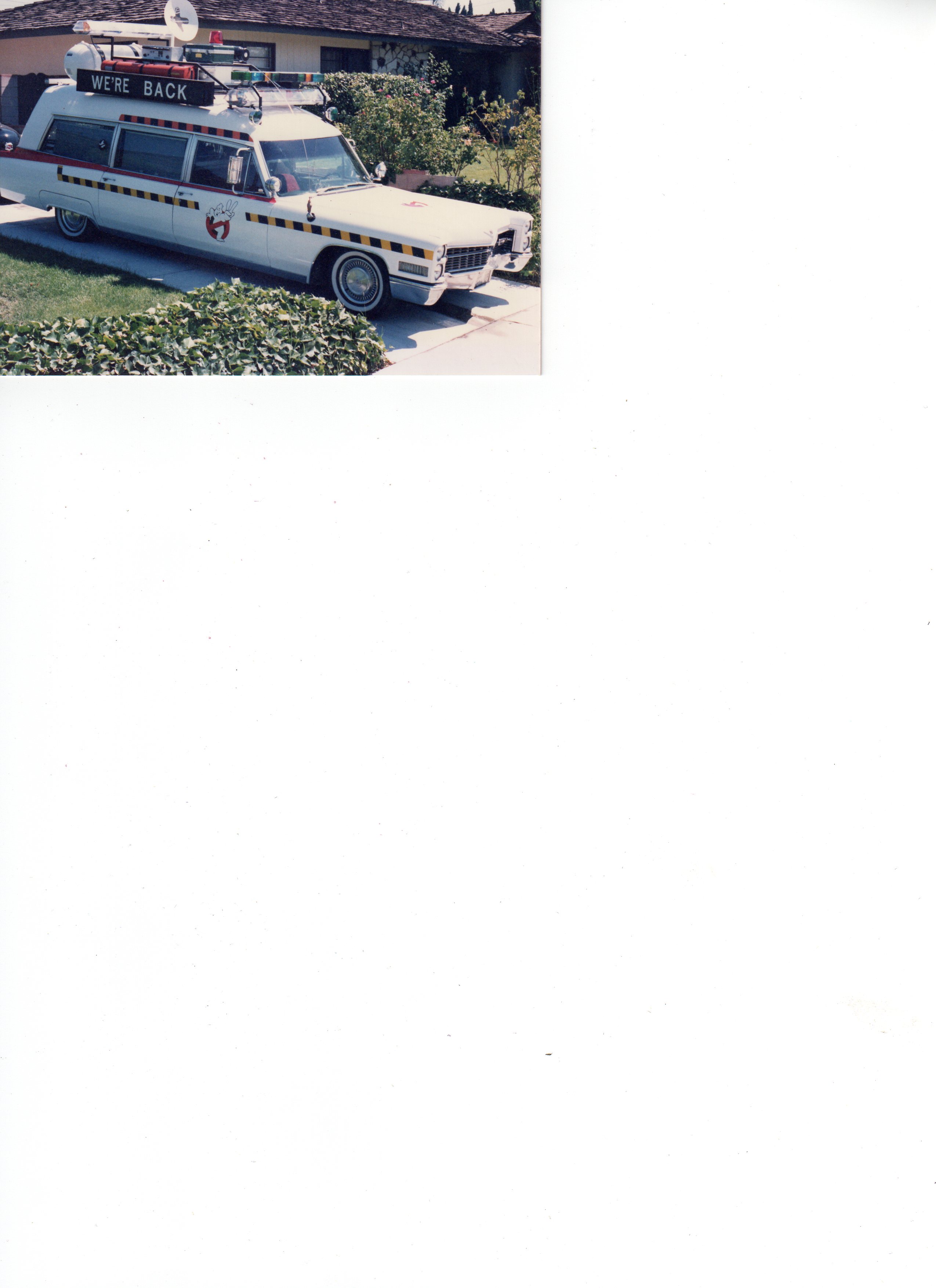 ECTO 1A built on 1966 Cadillac fabricated by P. Mosen