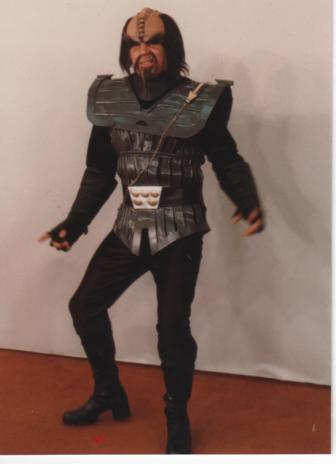 1984 World Sci-Fi Con Klingon Warrior - Best Villain in the Recreation Class Award, also Morning Show w/ Regis