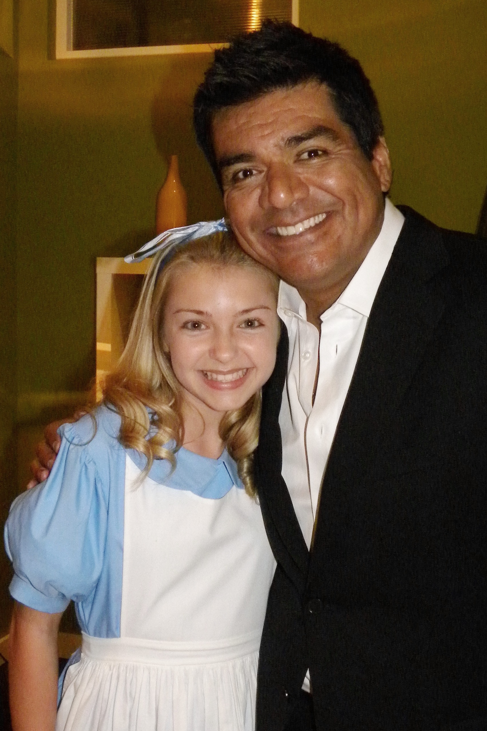 Actress Kara Stribling and Comedian George Lopez on Lopez Tonight