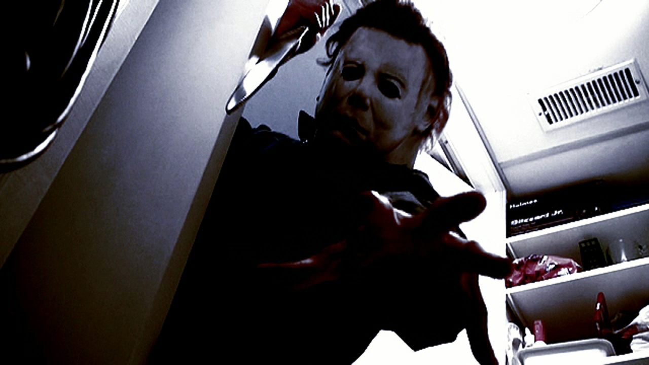 Dave McRae as Michael Myers in the Halloween Fan Film Halloween Black Eyes