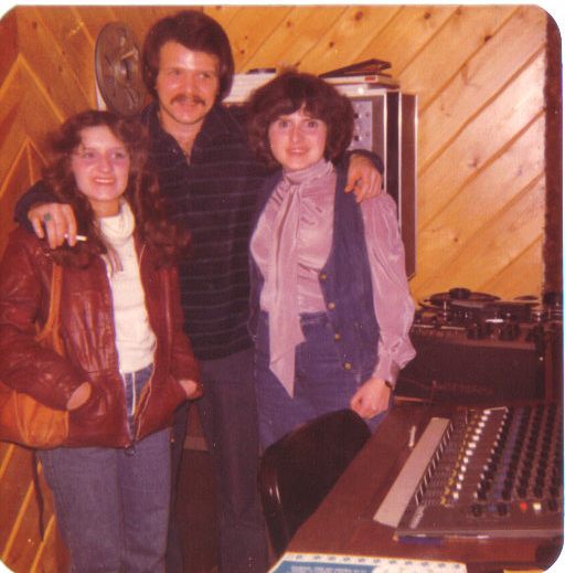 At my brother Larry's NYC recording studio with sister Susan. Larry played guitar and recorded with Phoebe Snow, played for Eartha Kitt, Alexis Smith, On Broadway for original Sweeney Todd, and a world tour with Maureen McGovern
