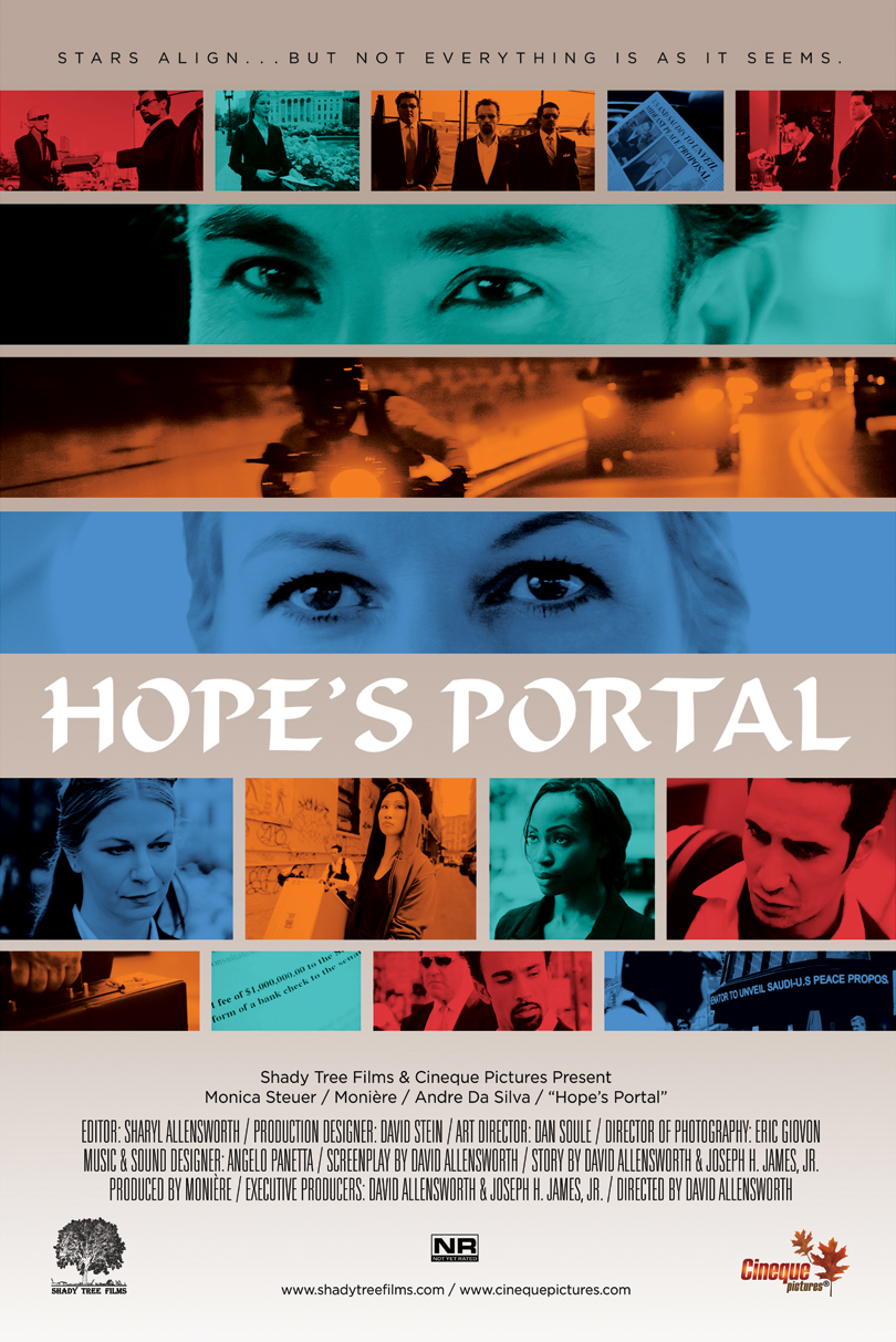 #JoeJames Joe James Multi dimensional screen thriller Hope's Portal. Executive Producer and story by.